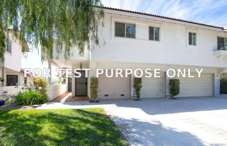 Demo/Test Data 8581 Camino Capistrano, Carlsbad, CA 92009