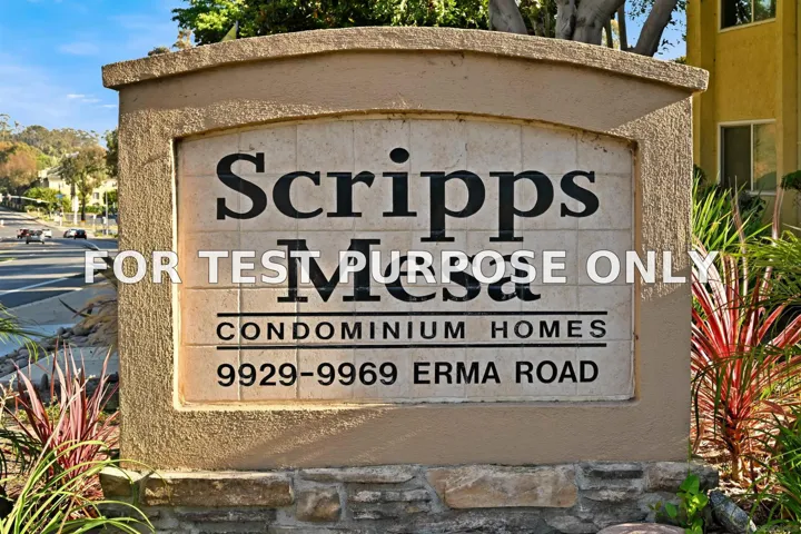 Demo/Test Data 9939 Erma Rd Unit 101, San Diego, CA 92131