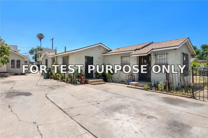 Demo/Test Data 1220 91st Street, Los Angeles, CA 90044