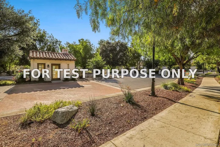 Demo/Test Data 3083 Sprucewood Ln, Escondido, CA 92027