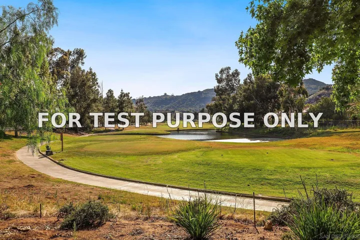 Demo/Test Data 3083 Sprucewood Ln, Escondido, CA 92027
