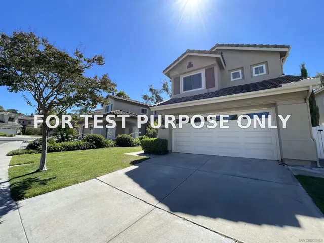 Demo/Test Data 14430 Eastview Ct, San Diego, CA 92131