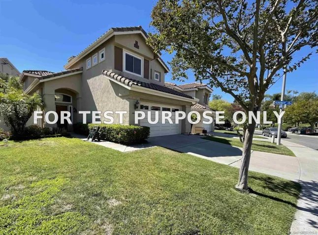 Demo/Test Data 14430 Eastview Ct, San Diego, CA 92131