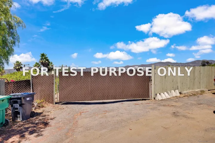 Demo/Test Data 1622 Vista Del Valle Blvd, El Cajon, CA 92019