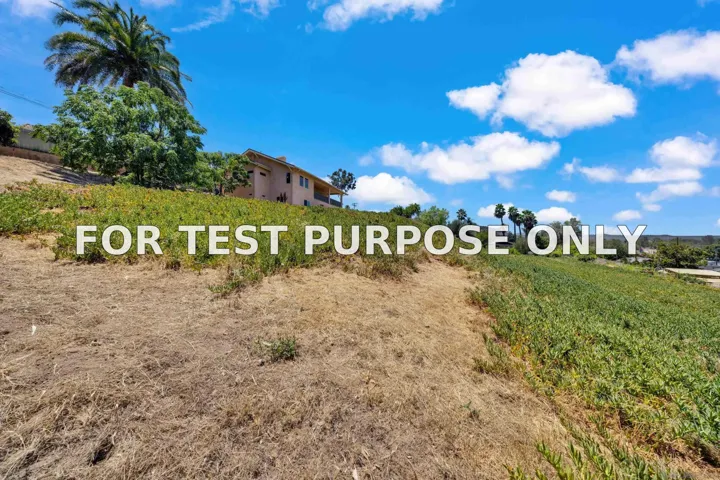 Demo/Test Data 1622 Vista Del Valle Blvd, El Cajon, CA 92019