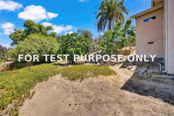 Demo/Test Data 1622 Vista Del Valle Blvd, El Cajon, CA 92019