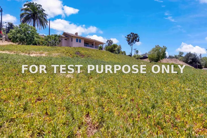 Demo/Test Data 1622 Vista Del Valle Blvd, El Cajon, CA 92019