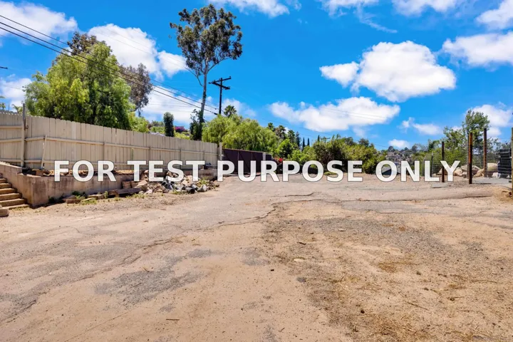 Demo/Test Data 1622 Vista Del Valle Blvd, El Cajon, CA 92019
