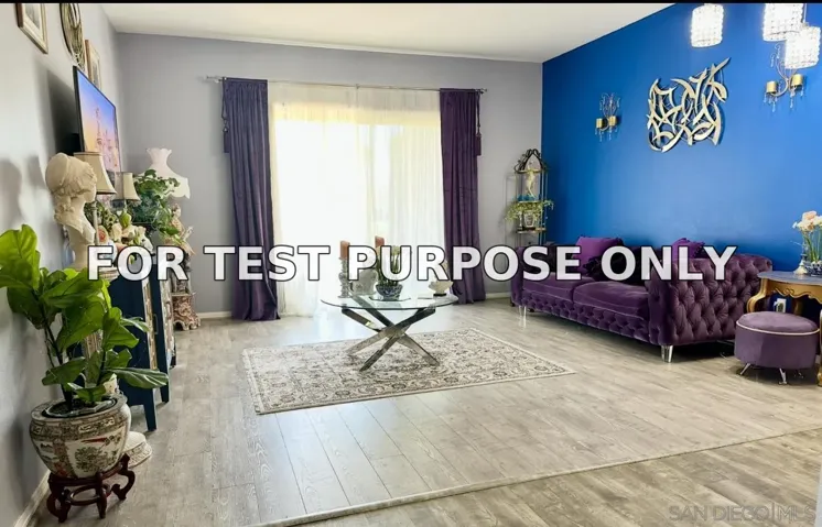 Demo/Test Data 28740 Desert Princess Dr, Cathedral City, CA 92234