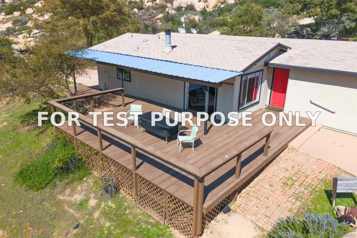 Demo/Test Data 19150 High Glen Rd, Alpine, CA 91901