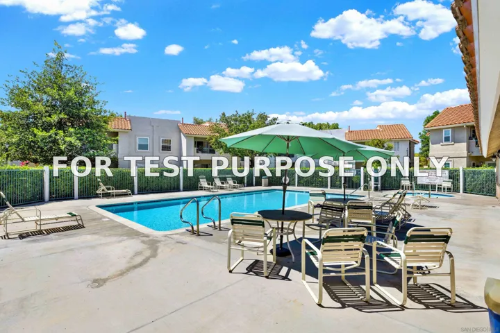 Demo/Test Data 10606 Aderman Unit 5, San Diego, CA 92126