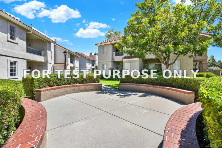 Demo/Test Data 10606 Aderman Unit 5, San Diego, CA 92126
