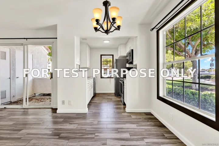 Demo/Test Data 10606 Aderman Unit 5, San Diego, CA 92126