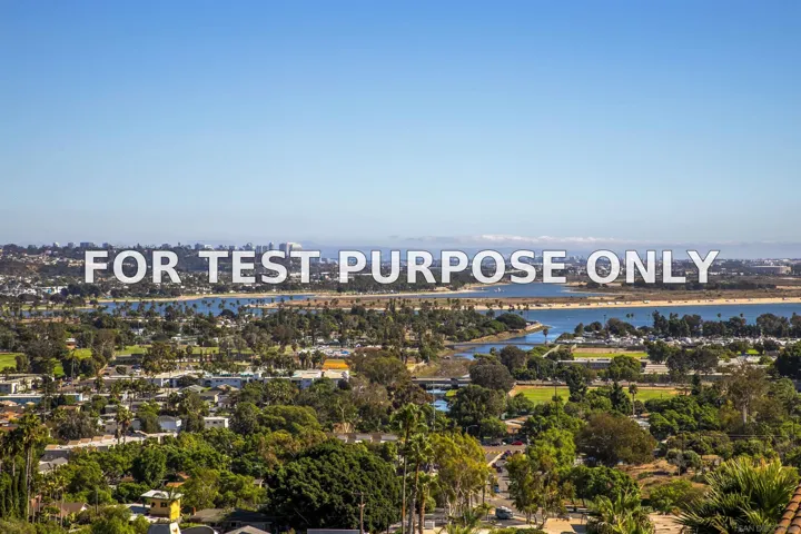 Demo/Test Data 2481 La Marque St, San Diego, CA 92109