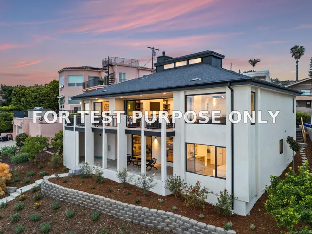 Demo/Test Data 2481 La Marque St, San Diego, CA 92109