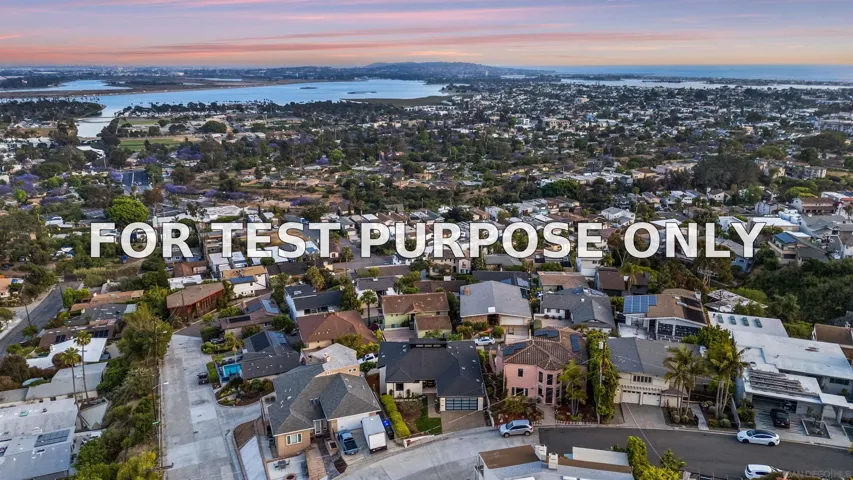 Demo/Test Data 2481 La Marque St, San Diego, CA 92109