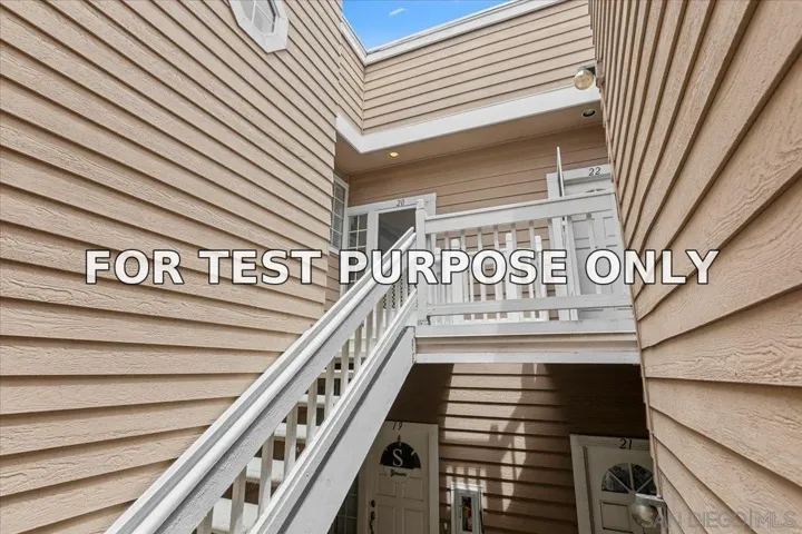Demo/Test Data 8585 Via Mallorca Unit 20, La Jolla, CA 92037