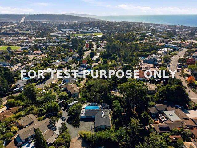 Demo/Test Data 455 Glencrest Dr, solana beach, CA 92075
