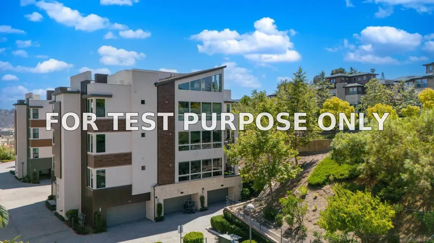 Demo/Test Data 8570 Aspect Dr, San Diego, CA 92108