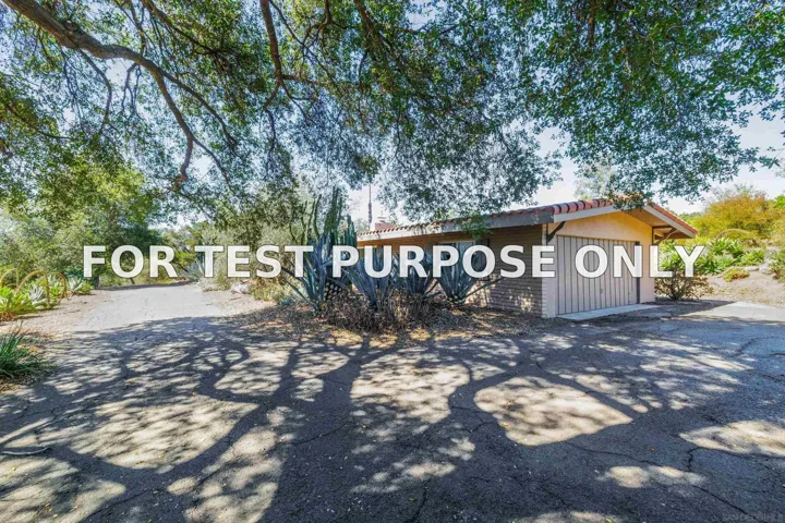 Demo/Test Data 17711 S Mesa Drive, Pauma Valley, CA 92061