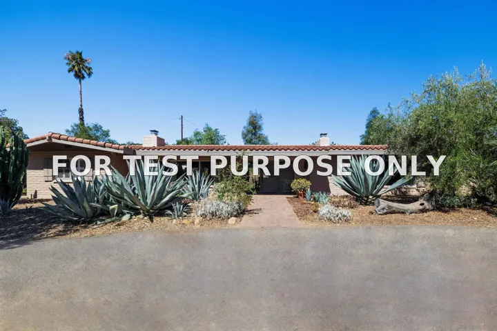 Demo/Test Data 17711 S Mesa Drive, Pauma Valley, CA 92061