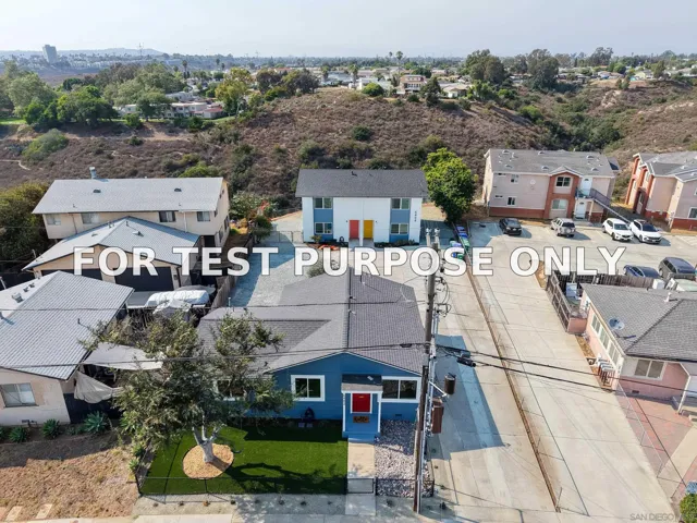 Demo/Test Data 6492-6494 Lanston St., San Diego, CA 92111