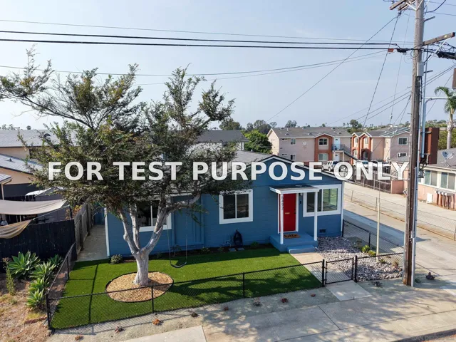 Demo/Test Data 6492-6494 Lanston St., San Diego, CA 92111