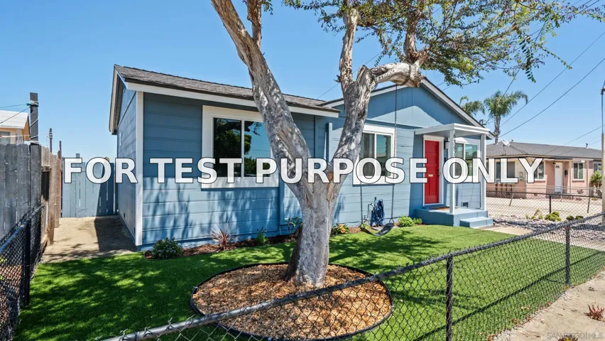 Demo/Test Data 6492-6494 Lanston St., San Diego, CA 92111