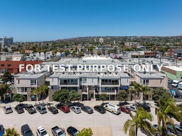 Demo/Test Data 924 Hornblend Street, San Diego, CA 92109