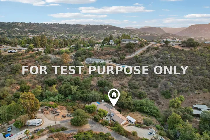 Demo/Test Data 1165 Midway Dr, Alpine, CA 91901
