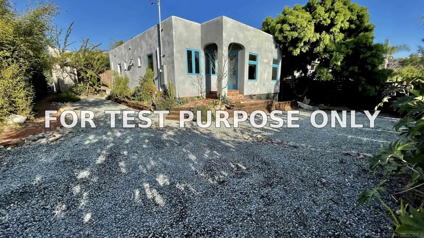 Demo/Test Data 366 Palm Ave, Chula Vista, CA 91911