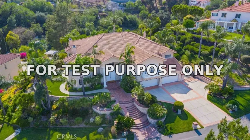 Demo/Test Data 2809 Oak Knoll Drive, Diamond Bar, CA 91765