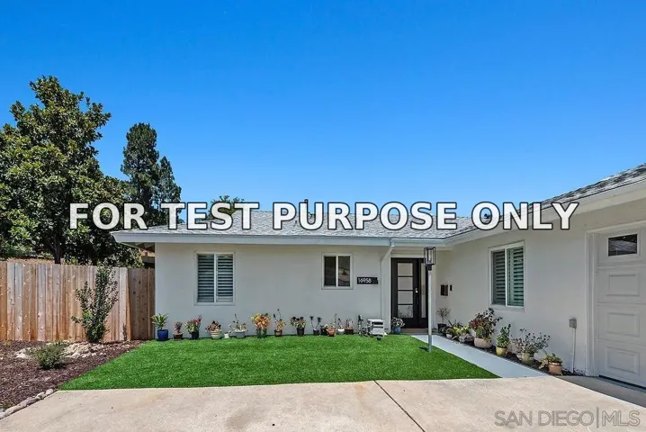 Demo/Test Data 16958 Hierba Dr, San Diego, CA 92128