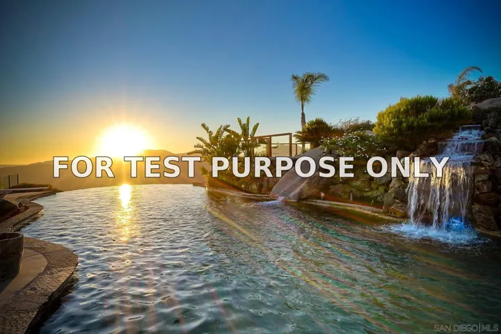 Demo/Test Data 15068 Creek Hills Rd, El Cajon, CA 92021