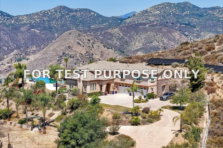 Demo/Test Data 15068 Creek Hills Rd, El Cajon, CA 92021