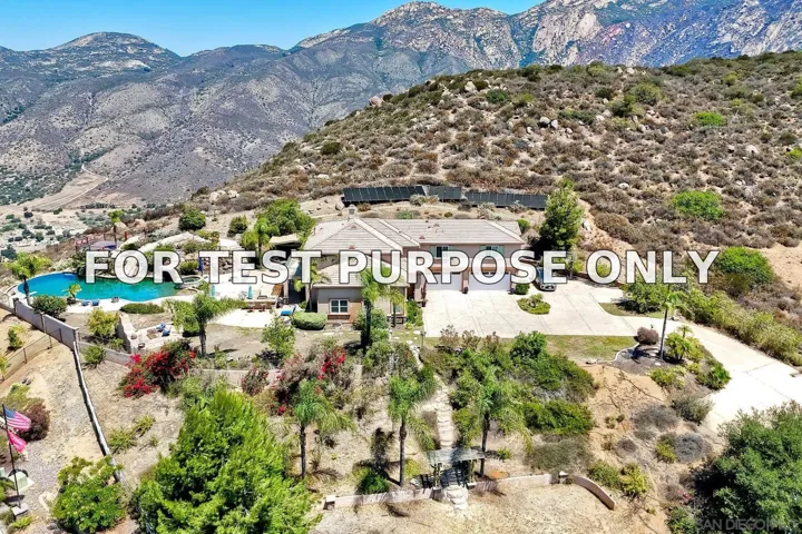 Demo/Test Data 15068 Creek Hills Rd, El Cajon, CA 92021