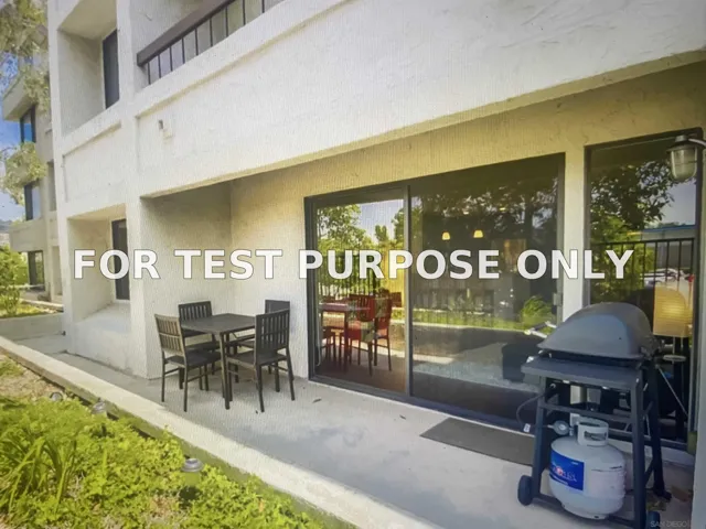 Demo/Test Data 5605 Friars Road, San Diego, CA 92110
