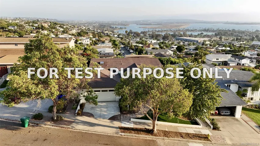 Demo/Test Data 3539 Mount Laurence Dr, San Diego, CA 92117