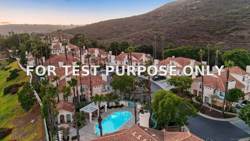 Demo/Test Data 12670 Springbrook Dr Unit D, San Diego, CA 92128