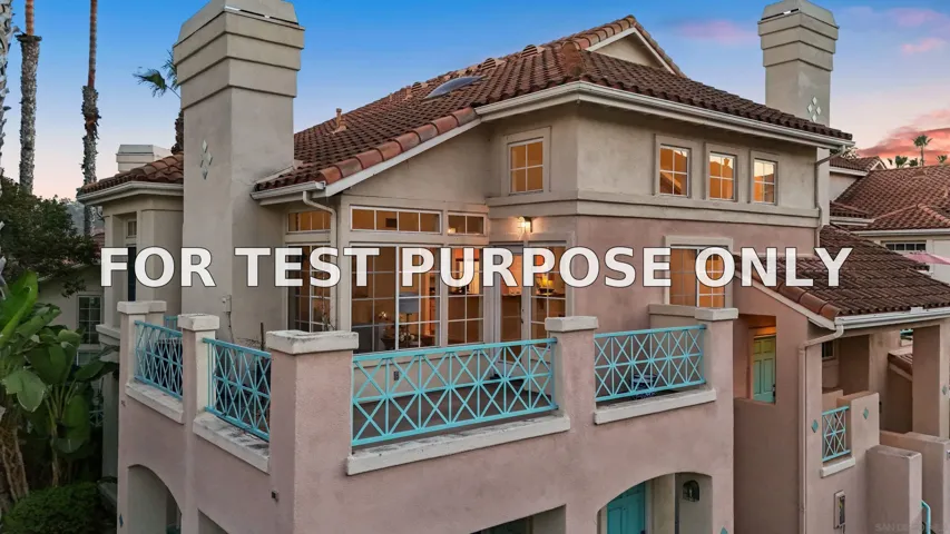 Demo/Test Data 12670 Springbrook Dr Unit D, San Diego, CA 92128