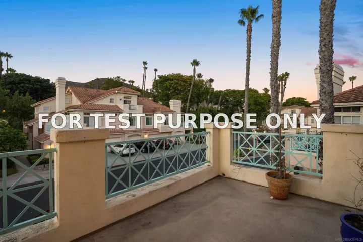 Demo/Test Data 12670 Springbrook Dr Unit D, San Diego, CA 92128