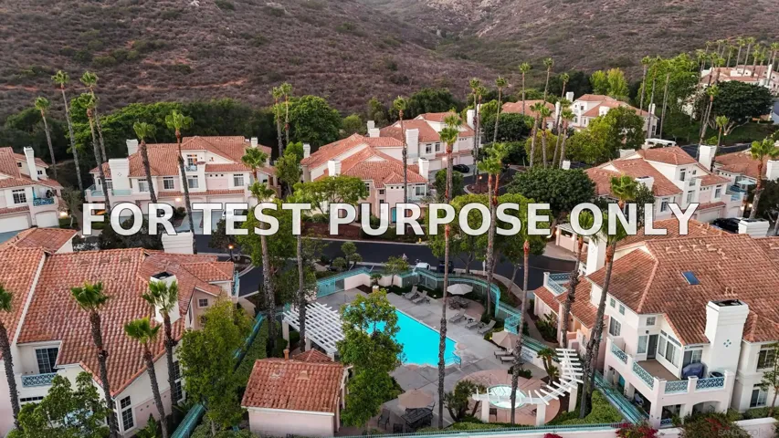 Demo/Test Data 12670 Springbrook Dr Unit D, San Diego, CA 92128