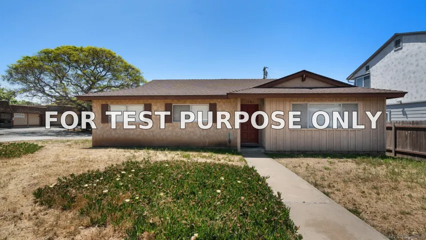 Demo/Test Data 1161 Turquoise St, San Diego, CA 92109