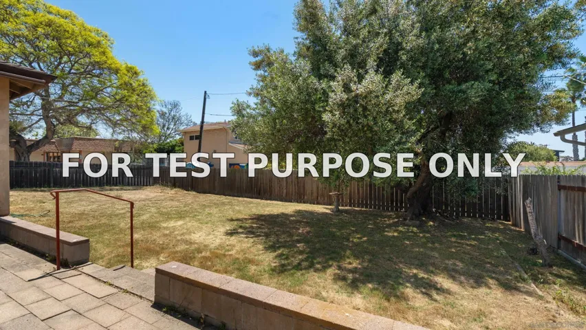 Demo/Test Data 1161 Turquoise St, San Diego, CA 92109