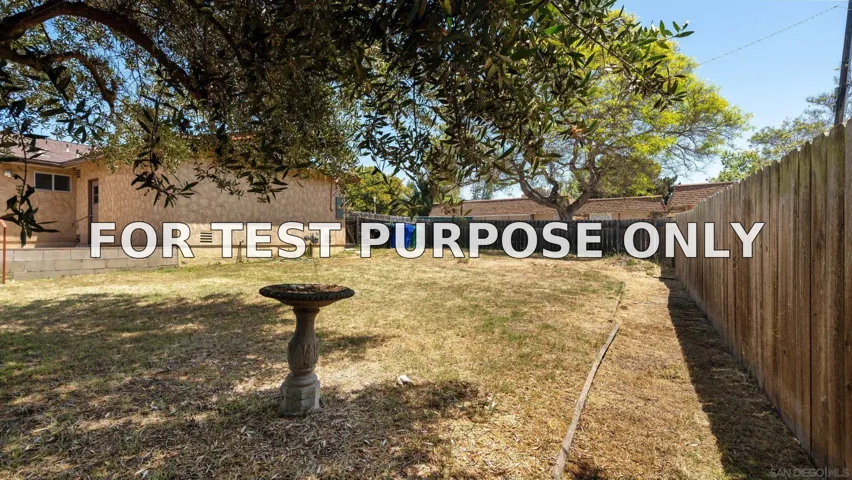 Demo/Test Data 1161 Turquoise St, San Diego, CA 92109