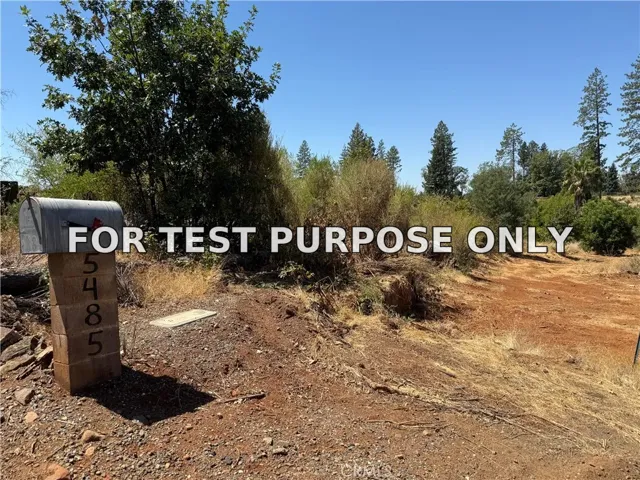 Demo/Test Data 5485 Foster, Paradise, CA 95969