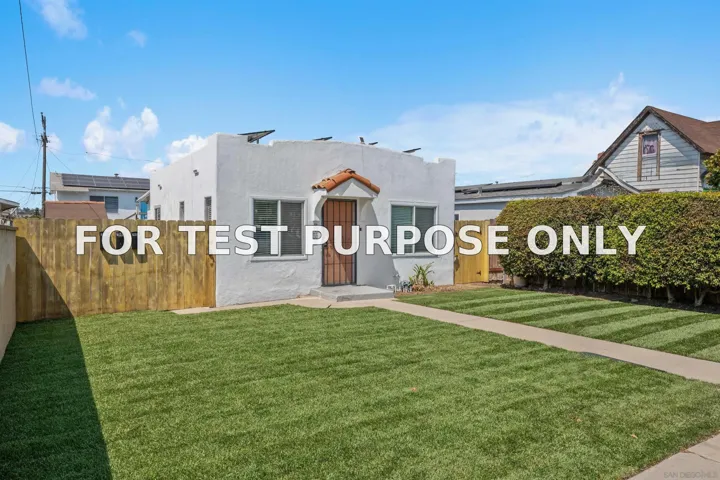 Demo/Test Data 2948-50 Franklin Ave, San Diego, CA 92113