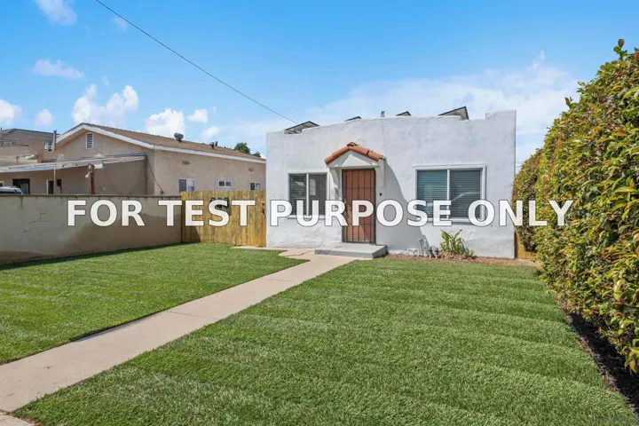 Demo/Test Data 2948-50 Franklin Ave, San Diego, CA 92113