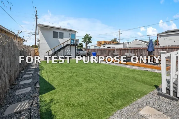 Demo/Test Data 2948-50 Franklin Ave, San Diego, CA 92113