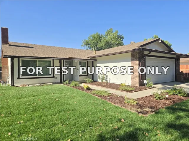 Demo/Test Data 1594 Morgan Road, San Bernardino, CA 92407